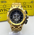 INVICTA HYBRID SKELETON AÇO